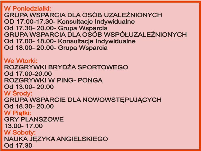 przywracamy stałe terminy spotkań w klubie